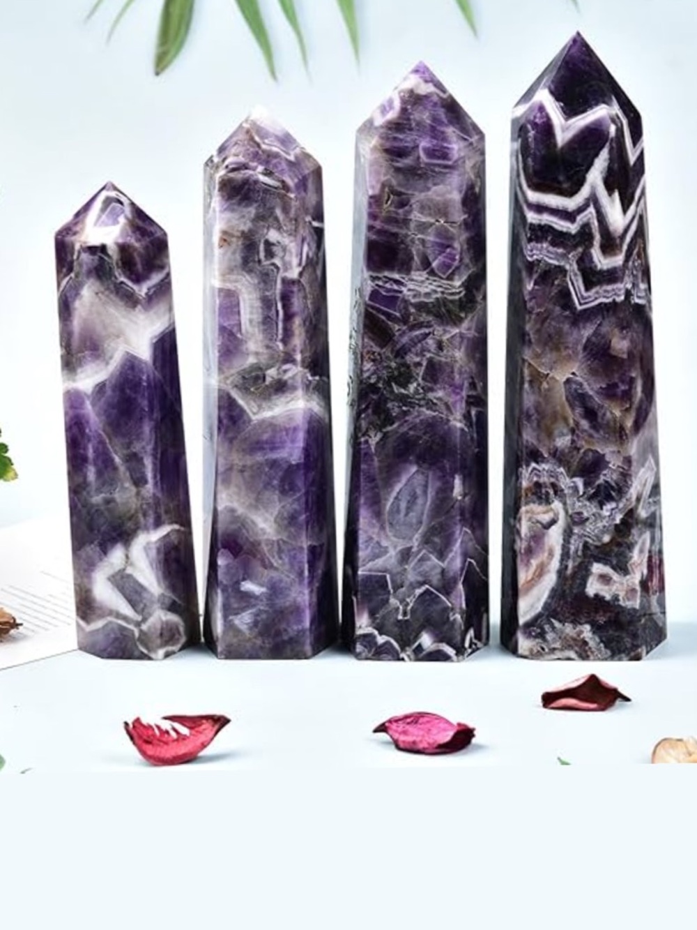 🆕New Dream Amethyst Crystal Gemstone Tower- 0.6-1 Lbs - Picture 3 of 6